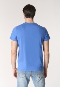 T-shirt da uomo a maniche corte con logo e numero ricamati