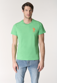 T-shirt da uomo a maniche corte con logo e numero ricamati