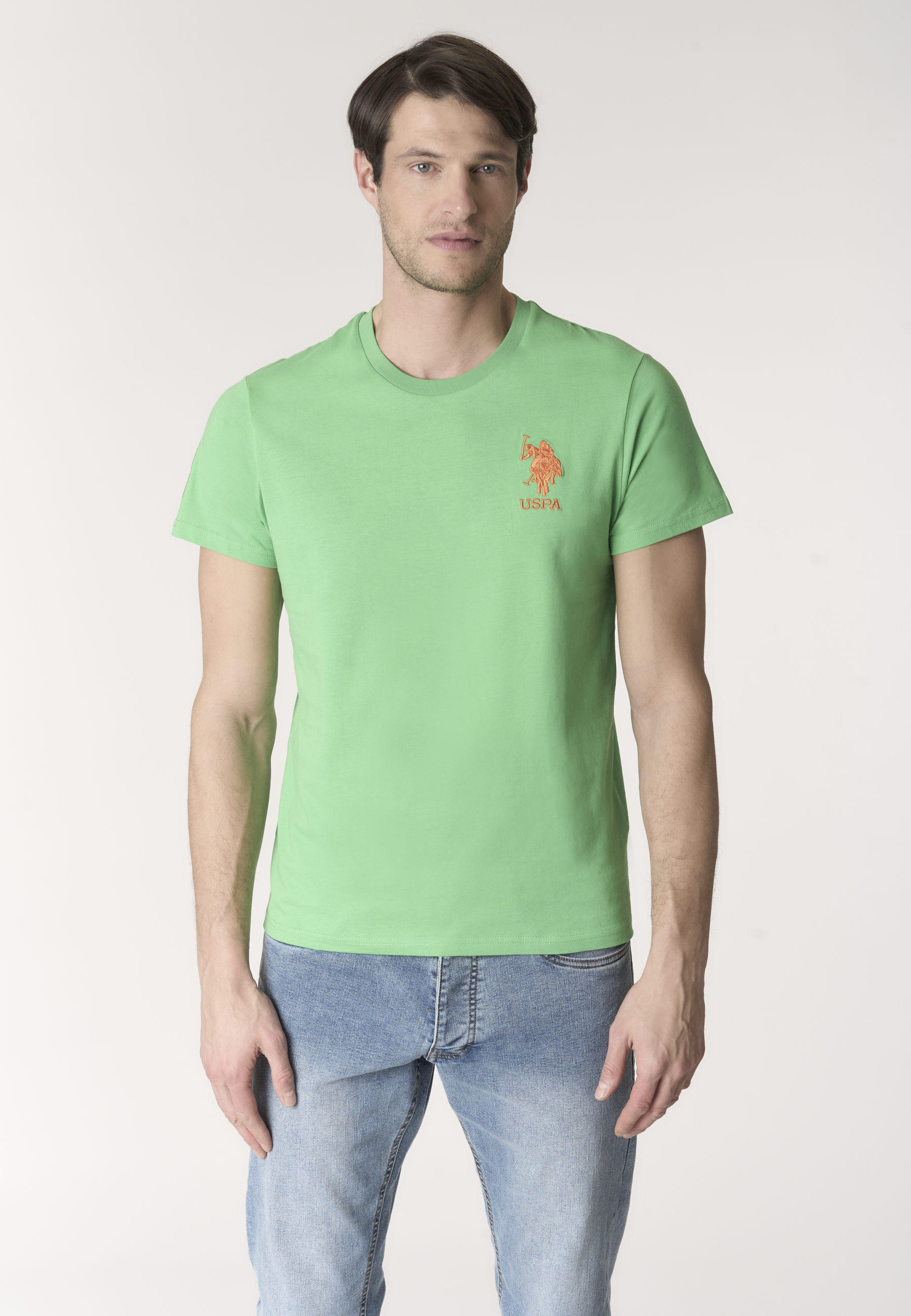 T-shirt da uomo a maniche corte con logo e numero ricamati
