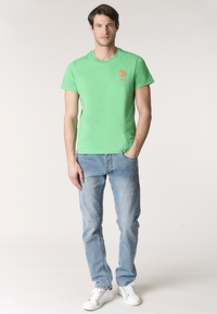 T-shirt da uomo a maniche corte con logo e numero ricamati