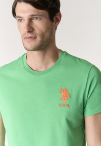 T-shirt da uomo a maniche corte con logo e numero ricamati