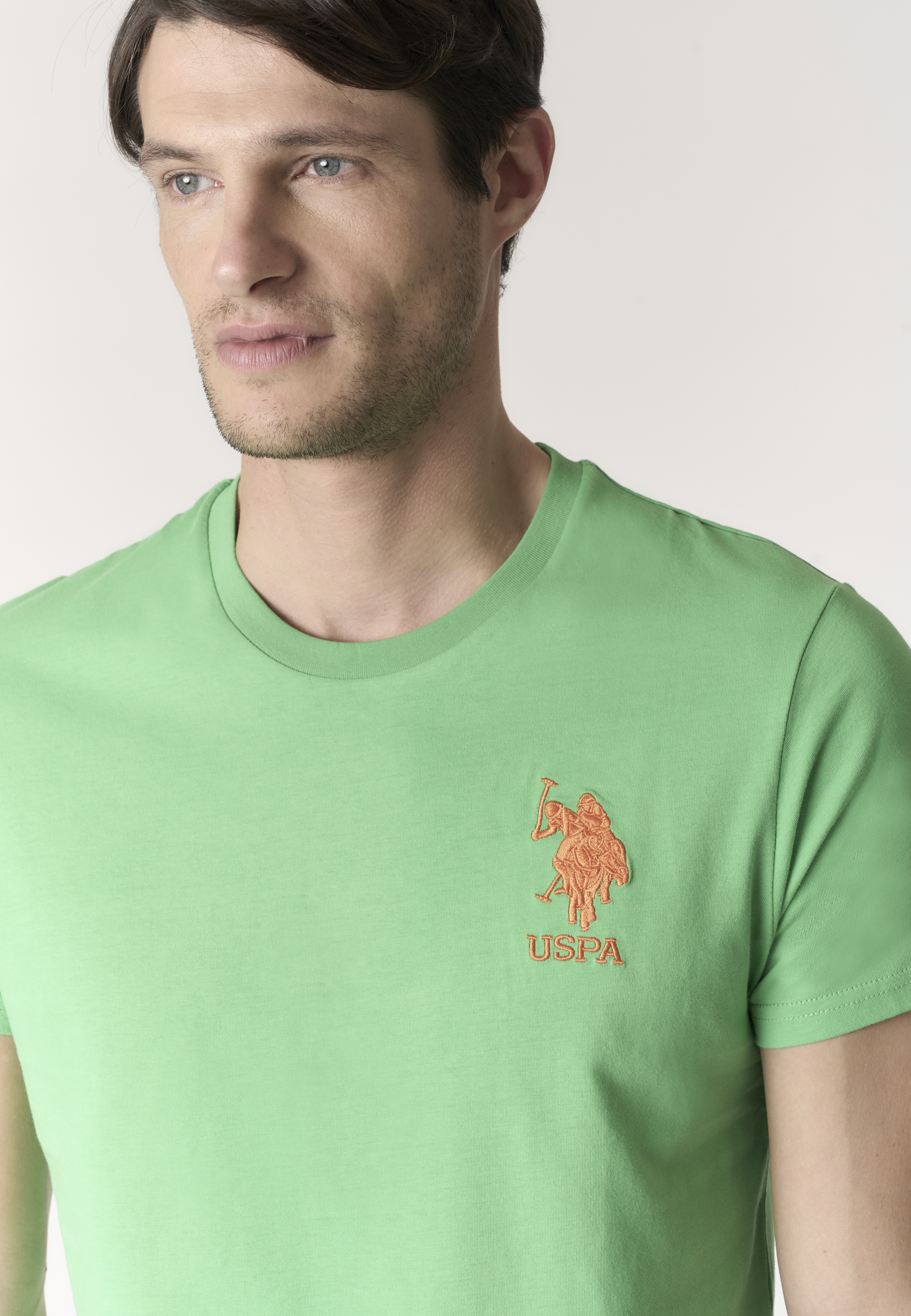 T-shirt da uomo a maniche corte con logo e numero ricamati