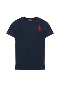 T-shirt da uomo a maniche corte con logo e numero ricamati