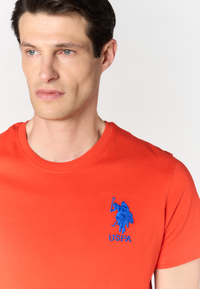 T-shirt da uomo a maniche corte con logo e numero ricamati