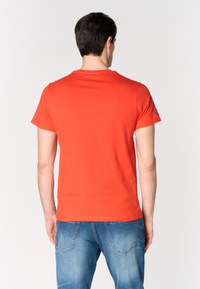 T-shirt da uomo a maniche corte con logo e numero ricamati