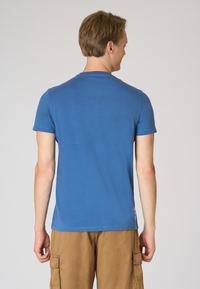 T-shirt da uomo a maniche corte in cotone con stampa frontale
