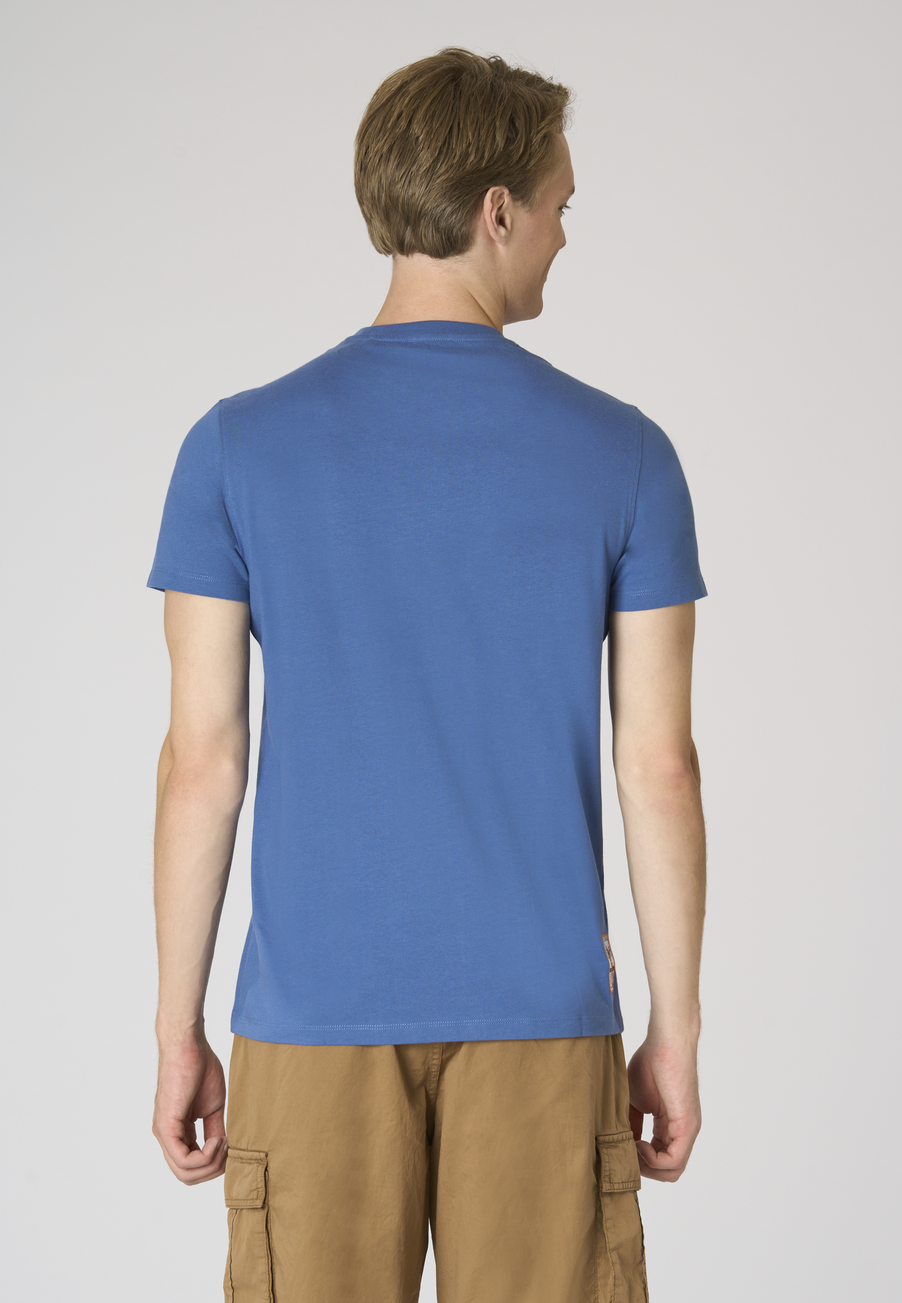 T-shirt da uomo a maniche corte in cotone con stampa frontale