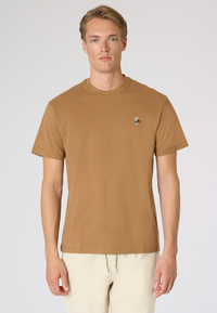 T-shirt girocollo da uomo a maniche corte con logo colorato