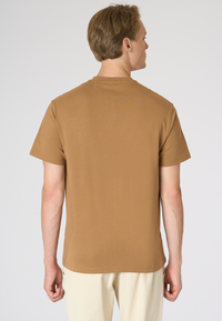 T-shirt girocollo da uomo a maniche corte con logo colorato