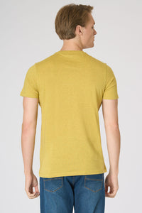 T-shirt in cotone melange con logo ricamato