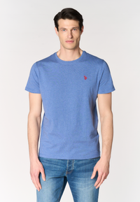 T-shirt in cotone melange Premium Quality con logo ricamato