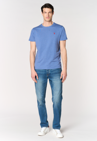 T-shirt in cotone melange Premium Quality con logo ricamato