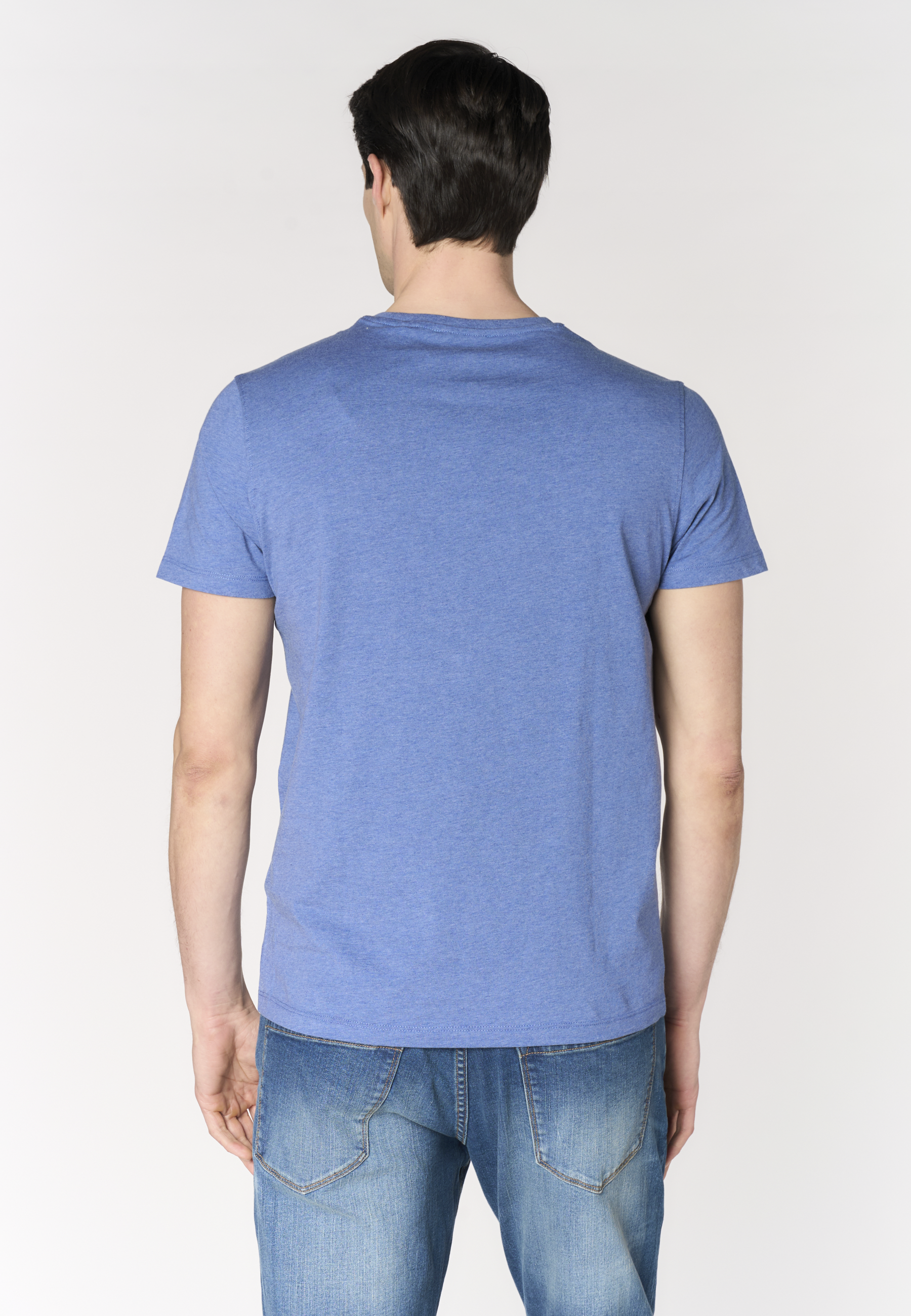 T-shirt in cotone melange Premium Quality con logo ricamato