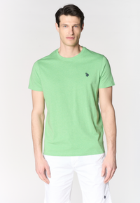 T-shirt in cotone melange Premium Quality con logo ricamato