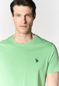 T-shirt in cotone melange Premium Quality con logo ricamato