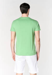 T-shirt in cotone melange Premium Quality con logo ricamato