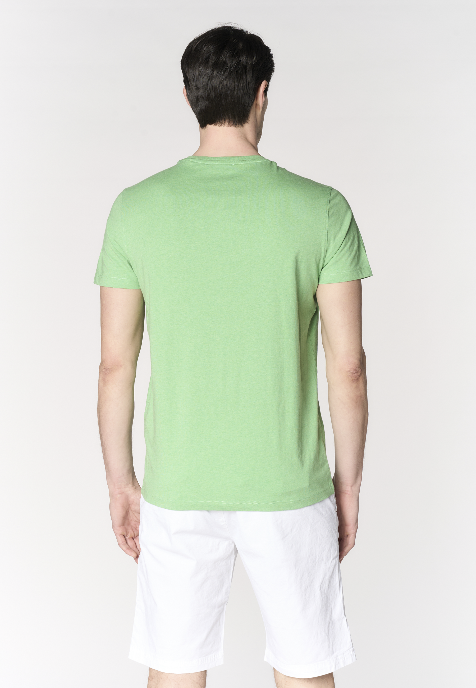 T-shirt in cotone melange Premium Quality con logo ricamato