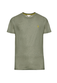 T-shirt in cotone melange Premium Quality con logo ricamato
