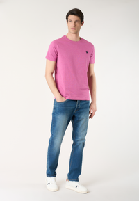T-shirt in cotone melange Premium Quality con logo ricamato