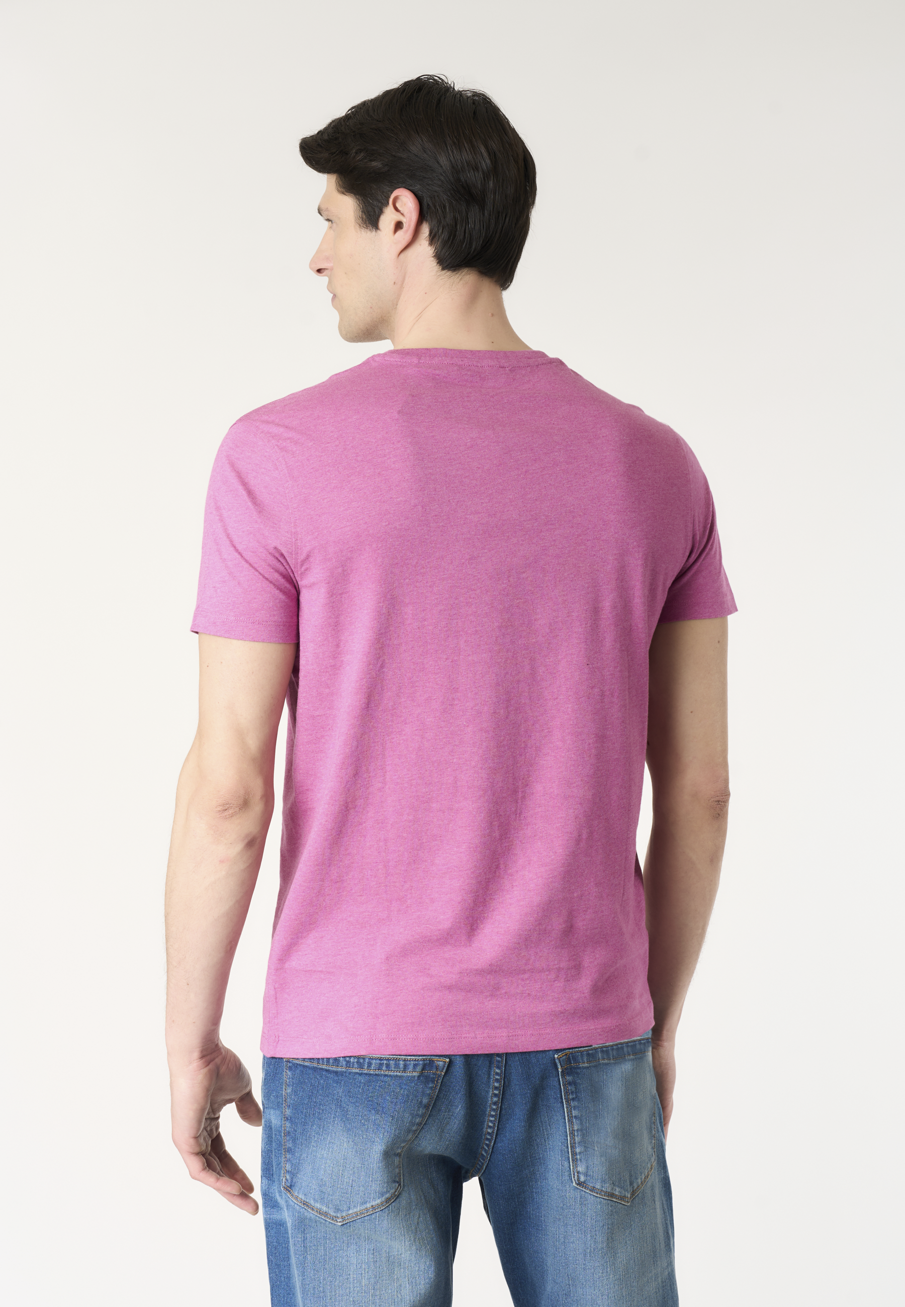 T-shirt in cotone melange Premium Quality con logo ricamato