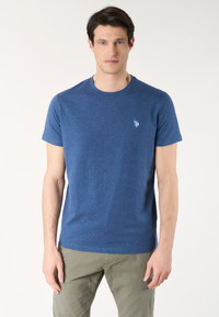 T-shirt in cotone melange Premium Quality con logo ricamato