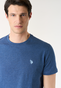 T-shirt in cotone melange Premium Quality con logo ricamato