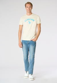 T-shirt in cotone melange Premium Quality con stampa frontale