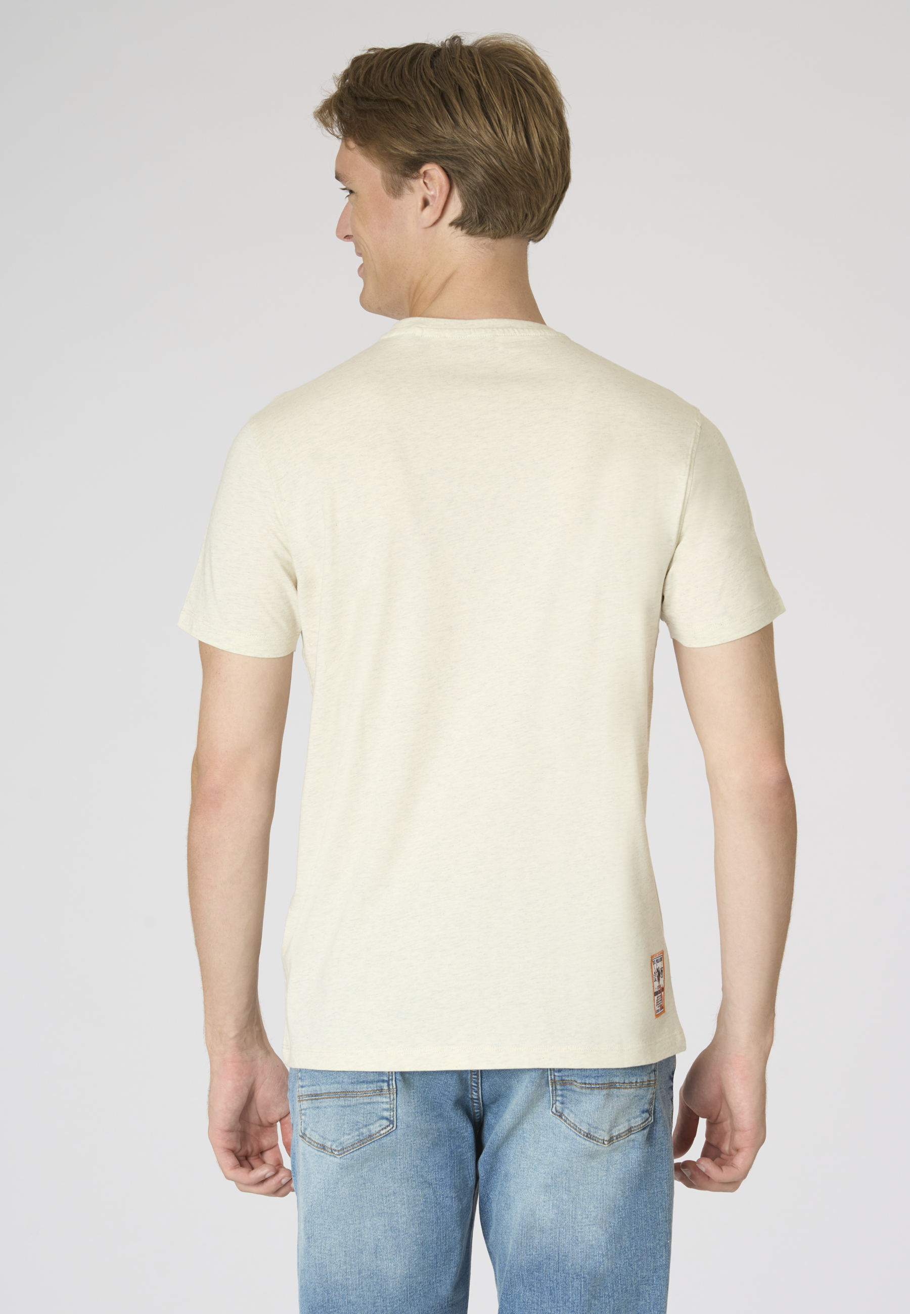 T-shirt in cotone melange Premium Quality con stampa frontale