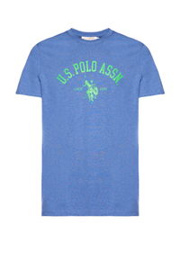 T-shirt in cotone melange Premium Quality con stampa frontale