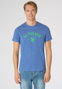 T-shirt in cotone melange Premium Quality con stampa frontale