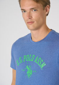 T-shirt in cotone melange Premium Quality con stampa frontale