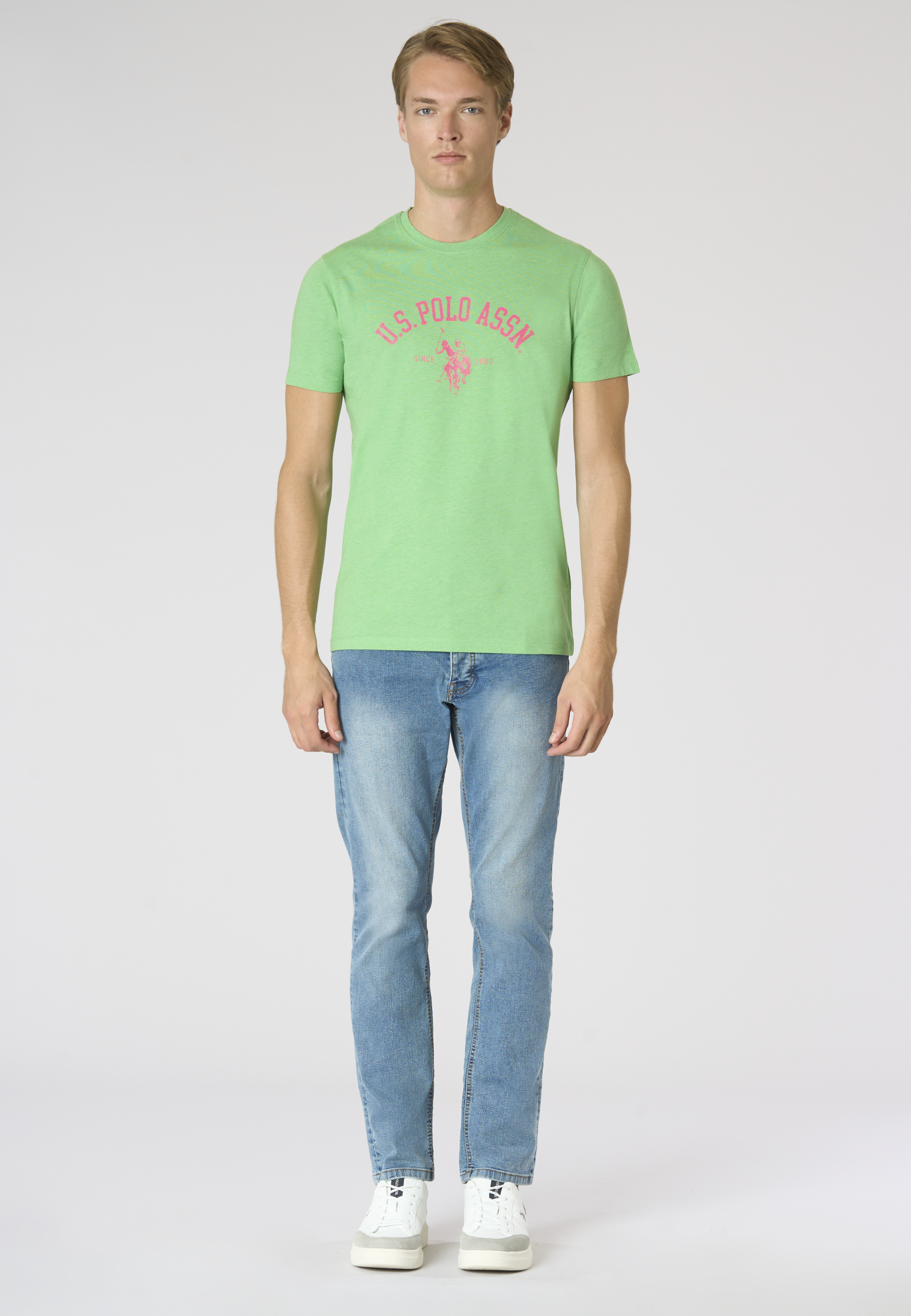 T-shirt in cotone melange Premium Quality con stampa frontale