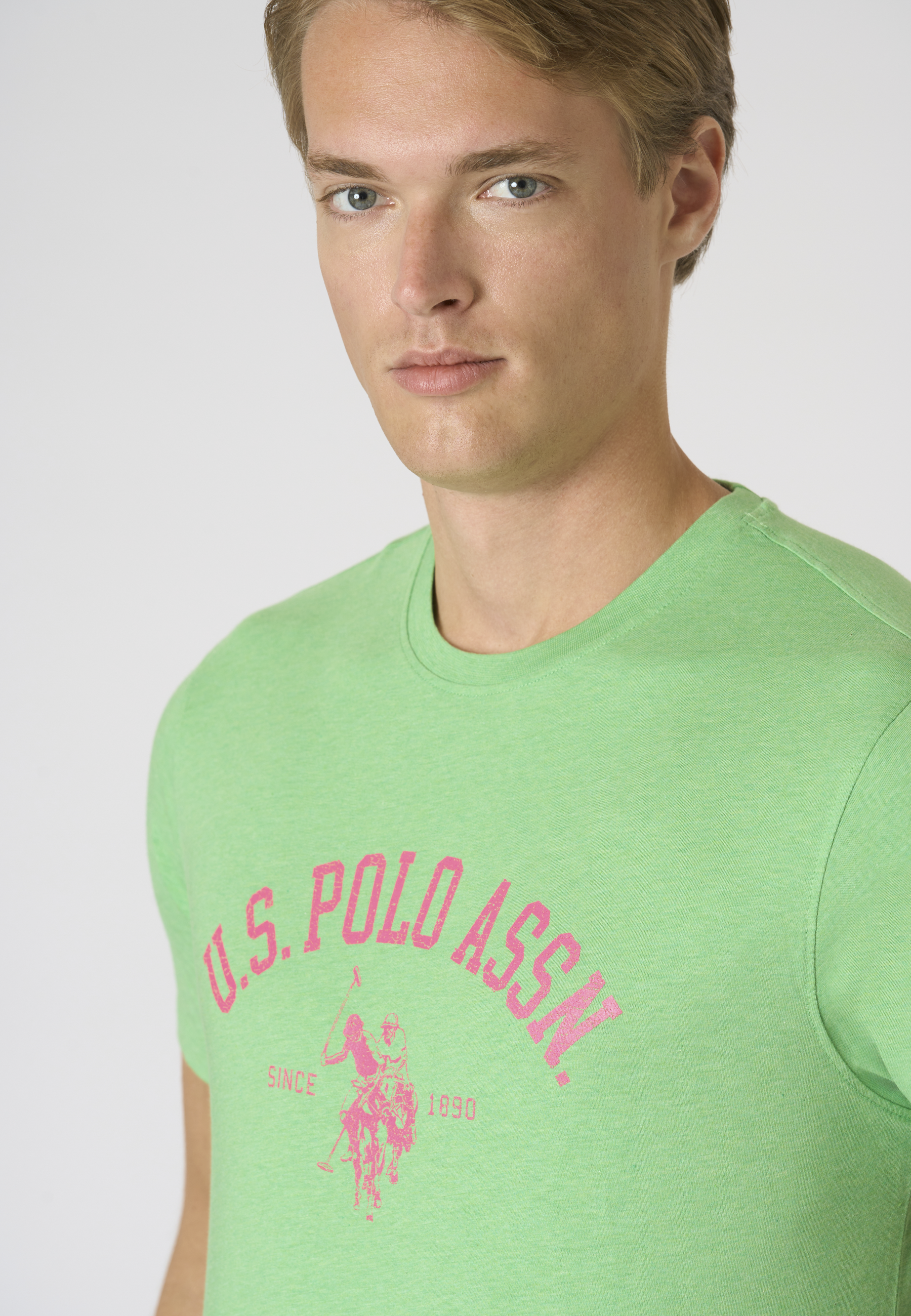 T-shirt in cotone melange Premium Quality con stampa frontale