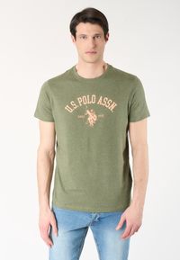 T-shirt in cotone melange Premium Quality con stampa frontale