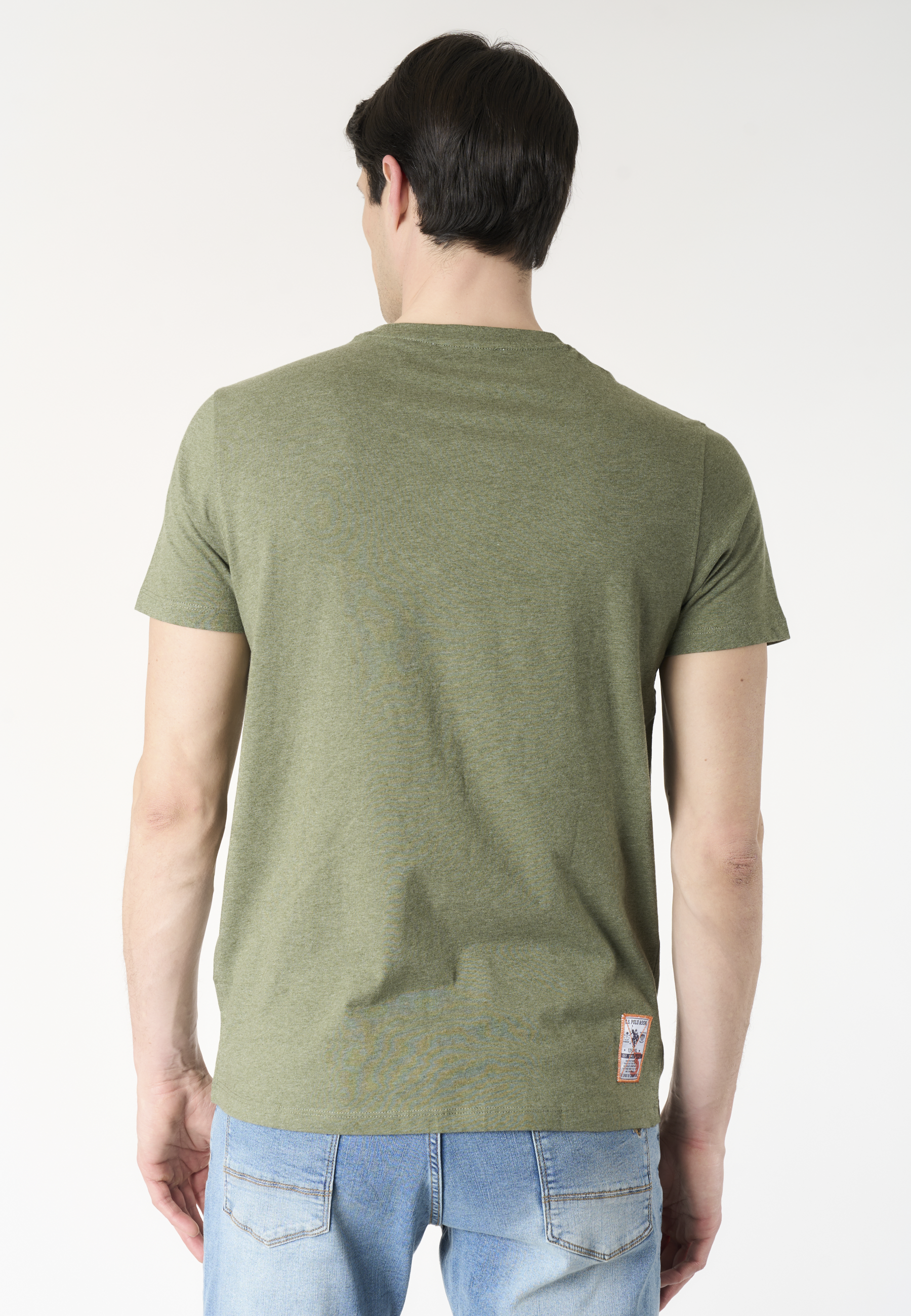 T-shirt in cotone melange Premium Quality con stampa frontale