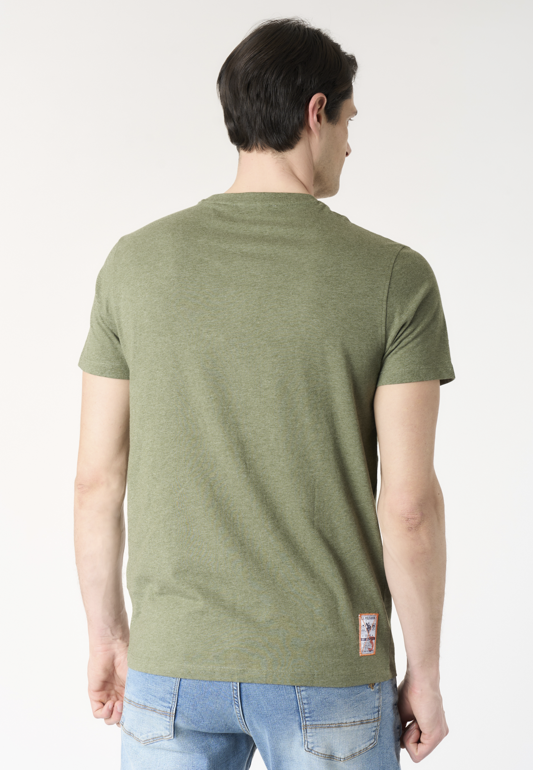 T-shirt in cotone melange Premium Quality con stampa frontale