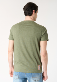 T-shirt in cotone melange Premium Quality con stampa frontale