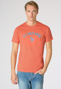 T-shirt in cotone melange Premium Quality con stampa frontale