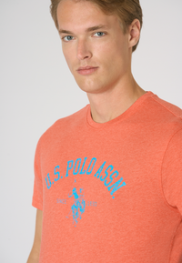 T-shirt in cotone melange Premium Quality con stampa frontale