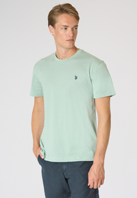 T-shirt girocollo con logo in cotone supima Premium Quality