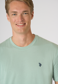 T-shirt girocollo con logo in cotone supima Premium Quality