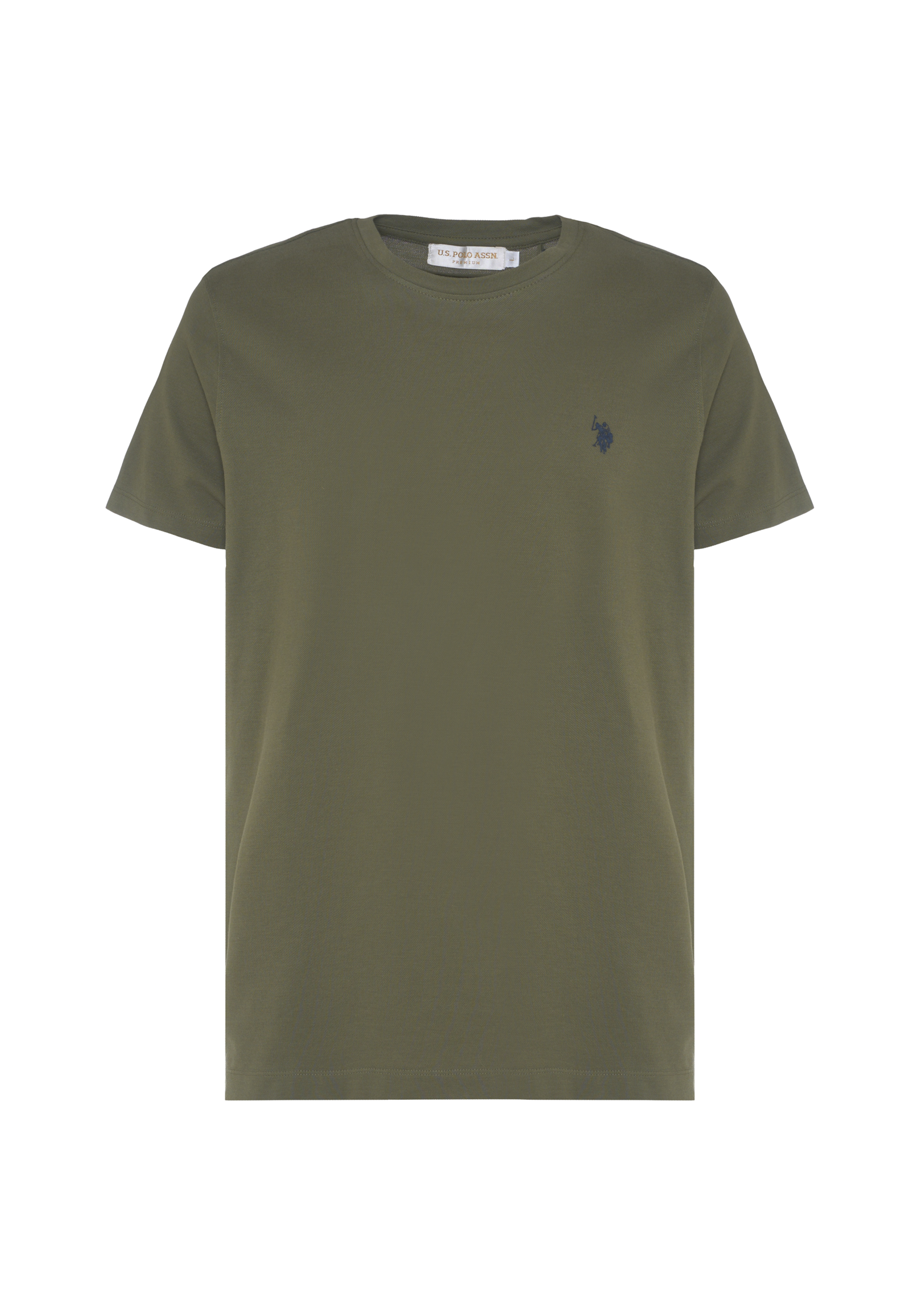 T-shirt girocollo con logo in cotone supima Premium Quality