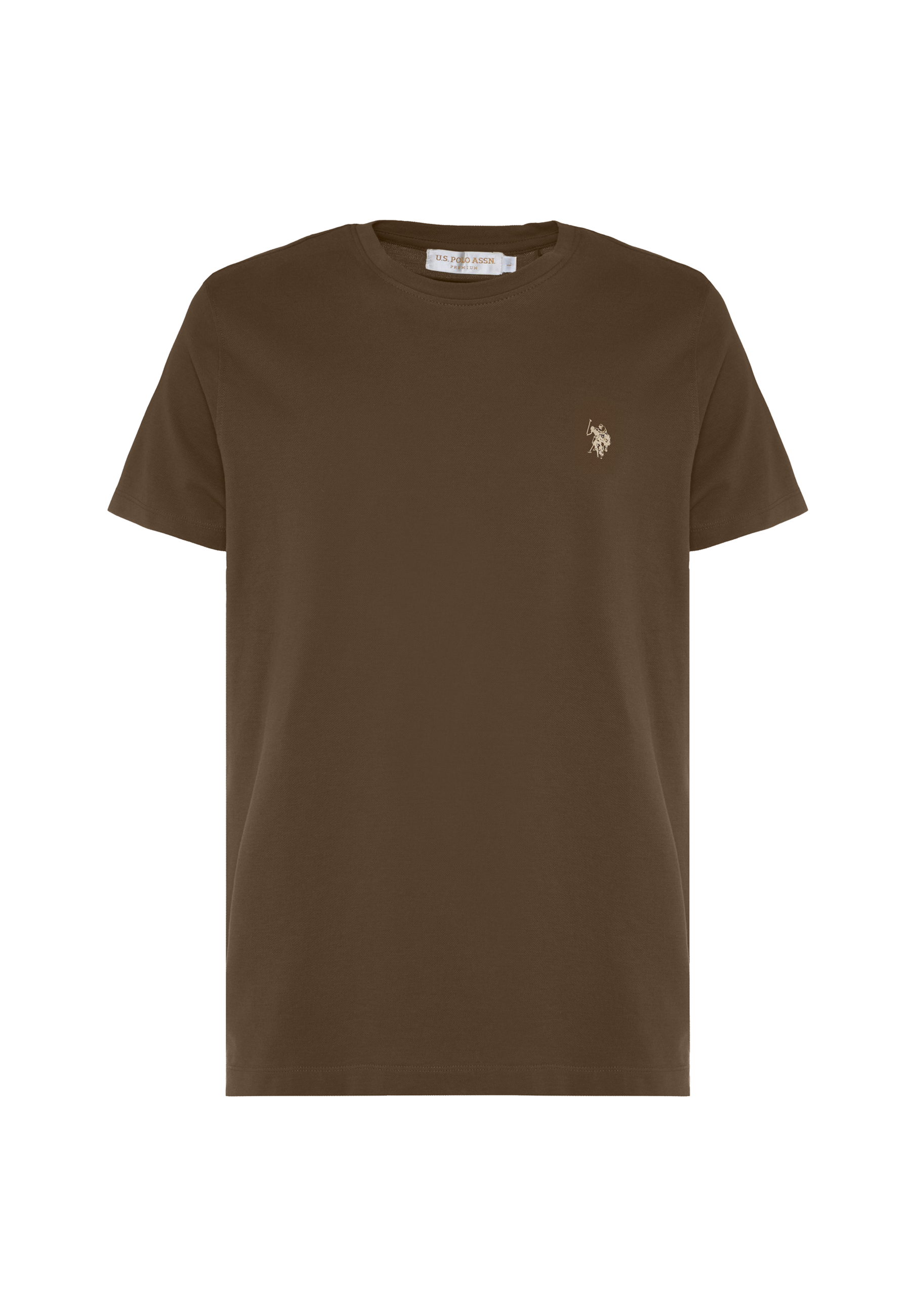 T-shirt girocollo con logo in cotone supima Premium Quality