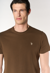 T-shirt girocollo con logo in cotone supima Premium Quality