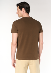 T-shirt girocollo con logo in cotone supima Premium Quality