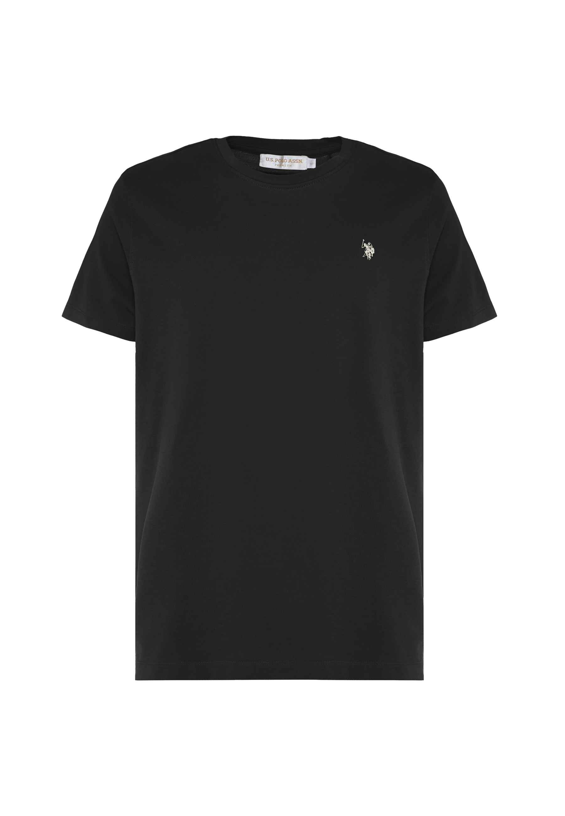T-shirt girocollo con logo in cotone supima Premium Quality