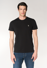 T-shirt girocollo con logo in cotone supima Premium Quality