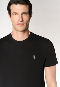 T-shirt girocollo con logo in cotone supima Premium Quality