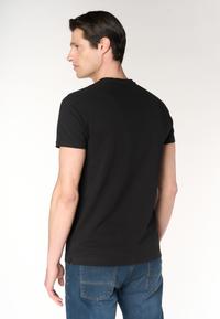 T-shirt girocollo con logo in cotone supima Premium Quality