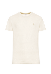 T-shirt in cotone melange Premium Quality con logo ricamato